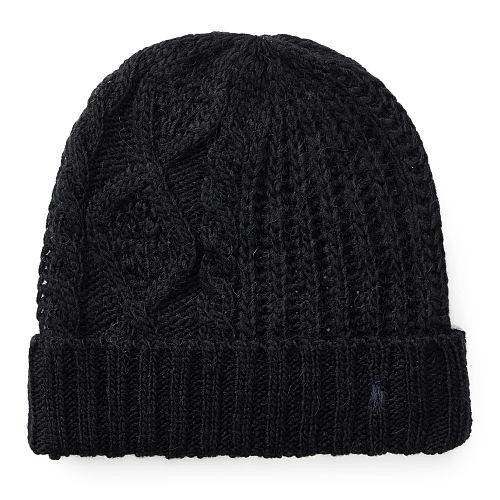 Polo Ralph Lauren Patchwork Aran-knit Hat