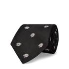 Ralph Lauren Jaguar Silk Jacquard Tie Black