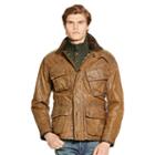 Polo Ralph Lauren Waxed Oilcloth 4-pocket Jacket Natural Brown