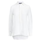 Ralph Lauren Silk Georgette Shirt White