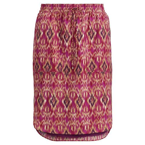 Ralph Lauren Lauren Ikat-print Crepe Skirt
