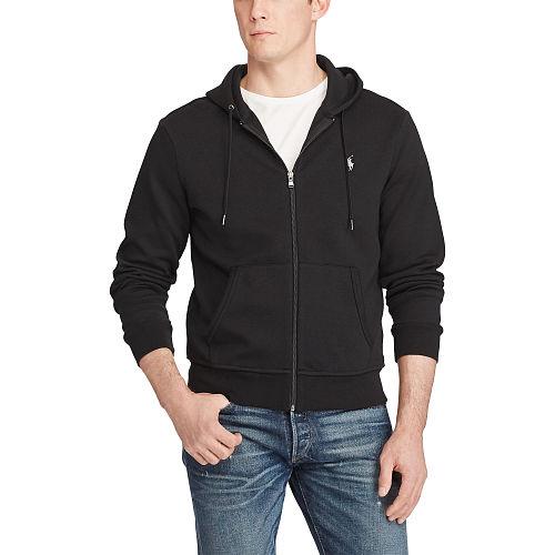 Polo Ralph Lauren Double-knit Full-zip Hoodie Polo Black