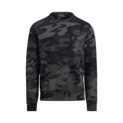 Ralph Lauren Camo Cotton-blend Sweatshirt Grey Multi Camo