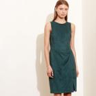 Ralph Lauren Lauren Faux-suede Dress Green