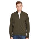 Polo Ralph Lauren Cotton Full-zip Sweater Dark Loden