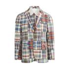 Ralph Lauren Morgan Madras Sport Coat Red/green/blue/yellow