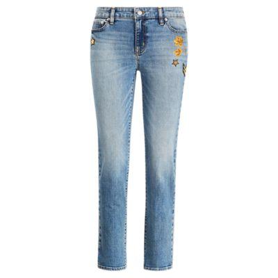 Ralph Lauren Estate Crop Jean Light Authentic Wash