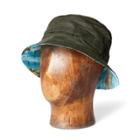 Ralph Lauren Reversible Packable Bucket Hat Blue Olive