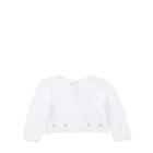Ralph Lauren Pointelle-knit Cotton Cardigan White 24m