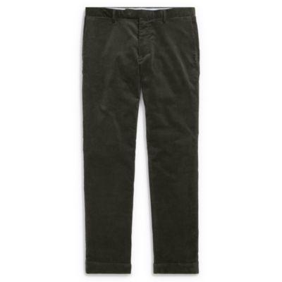 Ralph Lauren Stretch Slim Fit Corduroy Pant Caper Green