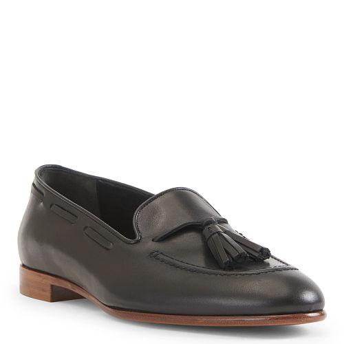 Ralph Lauren Quillis Calfskin Flat Black