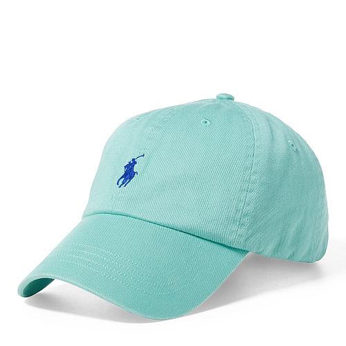Polo Ralph Lauren Cotton Chino Sport Cap Offshore Green