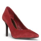 Ralph Lauren Lauren Sarina Suede Pump Dark Berry