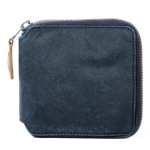 Ralph Lauren Rrl Nylon Twill Zip Wallet Navy