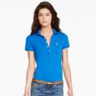 Ralph Lauren Women's Polo Shirt Metro Blue