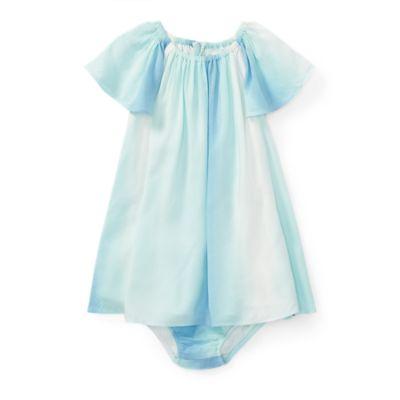 Ralph Lauren Striped Dress & Bloomer White/blue Multi 6m