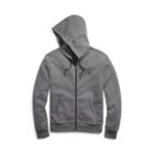 Ralph Lauren Double-knit Full-zip Hoodie Stadium Grey Heather