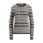 Ralph Lauren Fair Isle Wool Sweater Polo Black Multi Sp