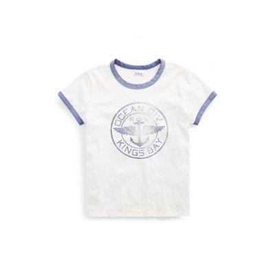 Ralph Lauren Cotton Graphic T-shirt Nevis