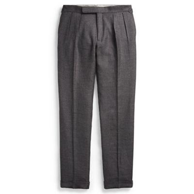 Ralph Lauren Tick-weave Suit Trouser Grey/black
