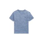 Ralph Lauren Standard Fit V-neck T-shirt River Blue Heather
