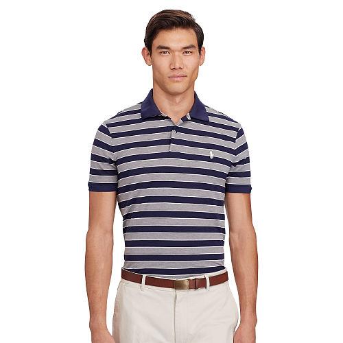 Ralph Lauren Polo Golf Custom-fit Performance Polo Grey Heather Multi