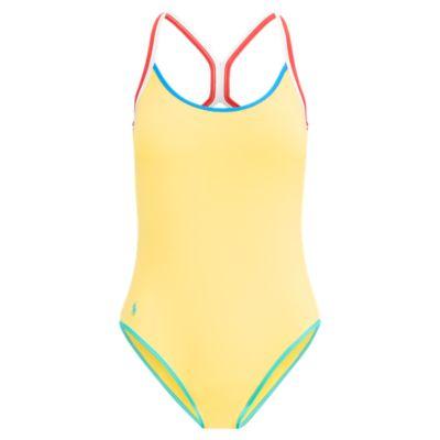 Ralph Lauren Racerback One-piece Swimsuit Sun