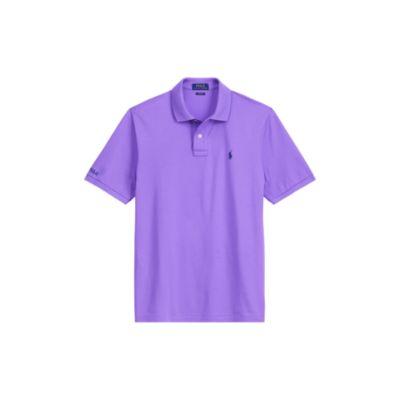 Ralph Lauren Classic Fit Mesh Polo Shirt Charter Purple