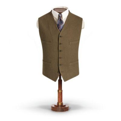 Ralph Lauren Twill Vest Olive