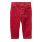 Ralph Lauren Varick Stretch Corduroy Pant Camden Red 6m