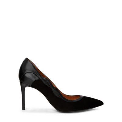 Ralph Lauren Eulee Suede-nappa-leather Pump Black