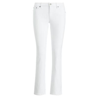 Ralph Lauren Classic Straight White Jean White 8p
