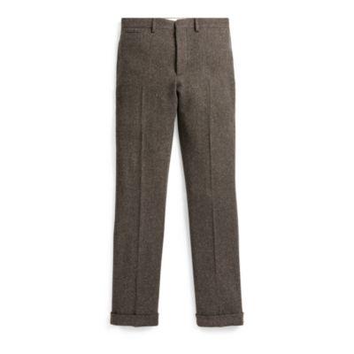 Ralph Lauren Slim Fit Herringbone Trouser Brown