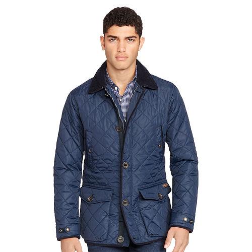Polo Ralph Lauren Diamond-quilted Jacket College Navy