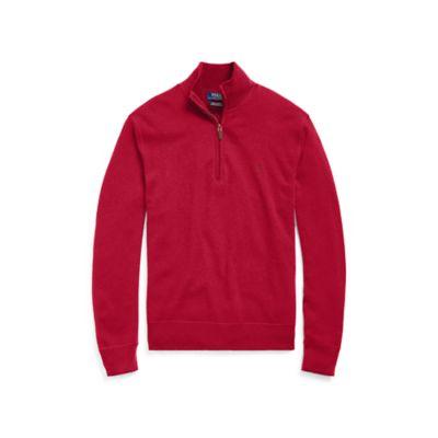 Ralph Lauren Washable Cashmere Sweater Carriage Red