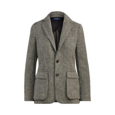 Ralph Lauren Herringbone Tweed Blazer Herringbone