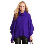 Polo Ralph Lauren Cable Wool-cashmere Poncho British Purple