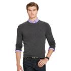 Polo Ralph Lauren Merino Wool Crewneck Sweater Charcoal Marl