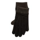 Ralph Lauren Nappa Leather-suede Gloves Rl Black