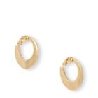 Ralph Lauren Brass Hoop Clip-on Earrings Gold