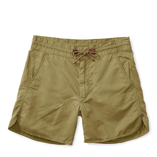 Ralph Lauren Rrl Cotton Herringbone Short Rawlins Olive