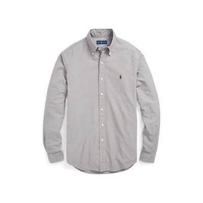 Ralph Lauren Slim Fit Oxford Shirt Perfect Grey