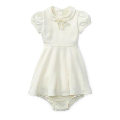 Ralph Lauren Fit-and-flare Dress & Bloomer Olympia Cream 3m