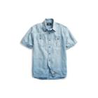 Ralph Lauren Cotton-linen Chambray Shirt Wilkes Wash