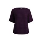Ralph Lauren Cable-knit Raglan Sweater Dark Mulberry