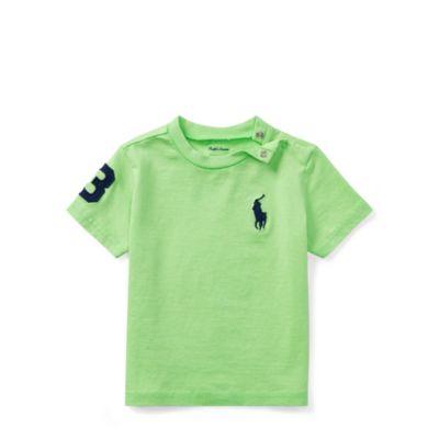 Ralph Lauren Cotton Jersey Crewneck T-shirt New Lime 6m