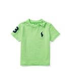 Ralph Lauren Cotton Jersey Crewneck T-shirt New Lime 6m
