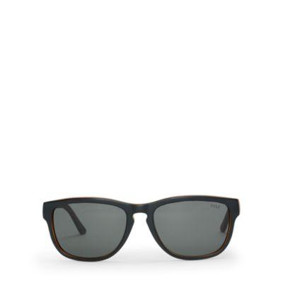 Ralph Lauren Retro Sunglasses Black/grey