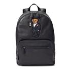 Ralph Lauren Martini Bear Leather Backpack Black