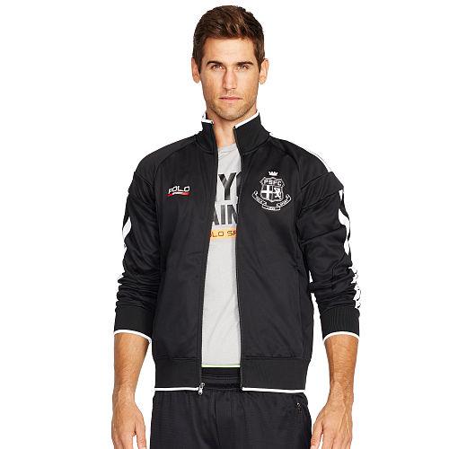 Ralph Lauren Polo Sport Paneled Microfleece Jacket Polo Black